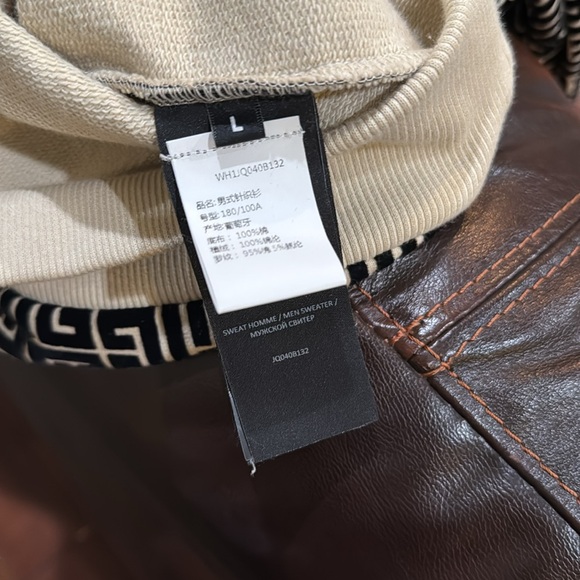 Balmain Men Sweatshirt With Monogram L - Picture 5 of 8